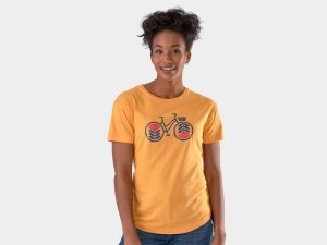 Trek Shirt Trek Basket Bike T-Shirt Women S Marigold